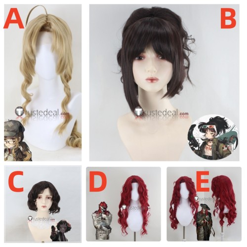 Reverse 1999 Melania An-an Lee Schneider Aleph Blonde Brown Red Styled Cosplay Wig