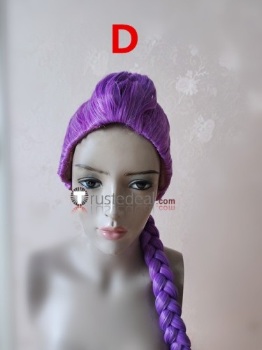 KPop Demon Hunters Film Rumi Mira Zoey Black Pink Purple Cosplay Wig 2