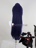 Limbus Company The Lord of Hongyuan Hong Lu Emil Sinclair Jia Qiu Vergilius Grey Black Blue Ponytail Styled Cosplay Wig