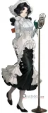 Reverse 1999 Anjo Nala Tooth Fairy Jiu Niangzi Lace Front Brown Black Styled Cosplay Wig