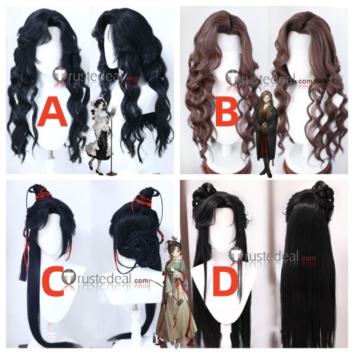 Reverse 1999 Anjo Nala Tooth Fairy Jiu Niangzi Lace Front Brown Black Styled Cosplay Wig