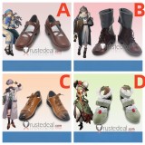 Reverse 1999 Marcus X Sotheby Brown Green Cosplay Shoes Boots