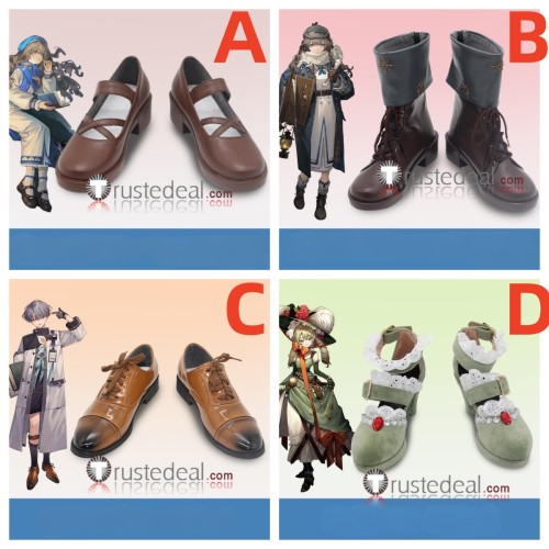 Reverse 1999 Marcus X Sotheby Brown Green Cosplay Shoes Boots