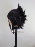 Commission Peacock Emo Black Styled Wig