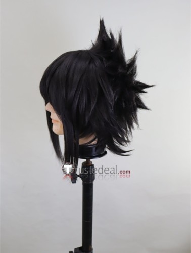 Commission Peacock Emo Black Styled Wig