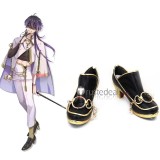 NU Carnival Garu‌ Edmond Rin Blade Black Blue Golden Cosplay Shoes Boots