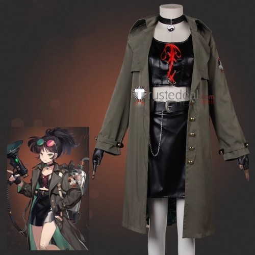 Reverse 1999 An-an Lee Long Overcoat Outfit Cosplay Costume