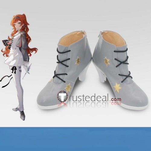 Reverse 1999 Sonetto Choir Vertin Matilda Grey White Brown Black Cosplay Shoes Boots