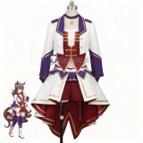 Uma Musume Pretty Derby Nakayama Sirius Symboli Mejiro Bright Stage Festa Racing Outfit Starting Future Blue White Cosplay Costume