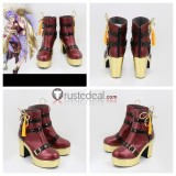 NU Carnival Kuya Black Red Cosplay Shoes Boots