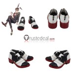 NU Carnival Eiden Young Black White Cosplay Shoes Boots