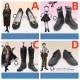 Reverse 1999 Tooth Fairy Balloon Party Зима Horropedia Black Grey Cosplay Shoes Boots