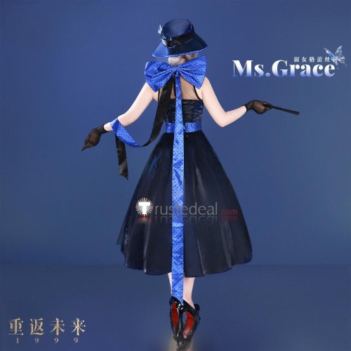 Reverse 1999 Ms. Grace Outfit Formal Dress Cosplay Costume
