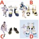 NU Carnival Garu‌ Edmond Rin Blade Black Blue Golden Cosplay Shoes Boots