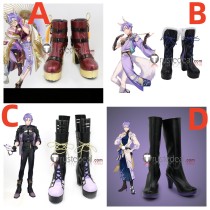 NU Carnival Kuya Black Red Cosplay Shoes Boots