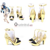 NU Carnival Garu‌ Edmond Rin Blade Black Blue Golden Cosplay Shoes Boots