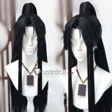 Mo Dao Zu Shi Grandmaster of Demonic Cultivation Lan Zhan Lan Wangji Lan Sizhui Black Lace Front Styled Cosplay Wig