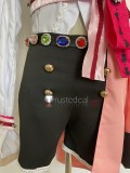 NU Carnival Garu Black Aster Pink Outfit Cosplay Costume