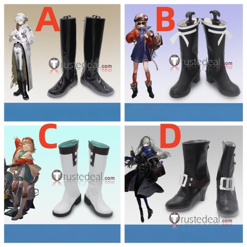 Reverse 1999 Medicine Pocket Regulus Bkornblume Black White Cosplay Shoes Boots