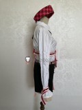 NU Carnival Garu Black Aster Pink Outfit Cosplay Costume