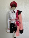 NU Carnival Garu Black Aster Pink Outfit Cosplay Costume