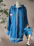 Pokemon Legends Z-A ZA Lida Blue Hoodie Cosplay Costume