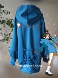 Pokemon Legends Z-A ZA Lida Blue Hoodie Cosplay Costume