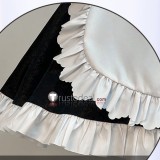 NU Carnival SSR Eiden Ink Stained Gold Sweet Heartbeat Maid Cosplay Costume