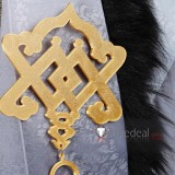 NU Carnival SSR Eiden Ink Stained Gold Sweet Heartbeat Maid Cosplay Costume