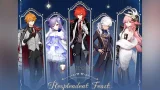 Genshin Impact Resplendent Feast Tartaglia Childe Diluc Black Suit Cosplay Costume