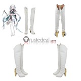 Wuthering Wave Jinhsi White Cosplay Shoes Boots