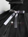 Alien Stage 3rd Anniversary Rabbit Cafe Sua Black Dress Cosplay Costume