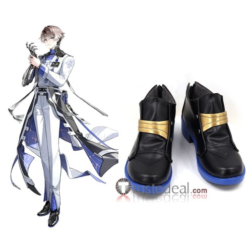 Wuthering Wave Xiangli Yao Camellya Lumi Phoebe Black White Cosplay Shoes Boots