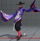 Street Fighter 5 V F.A.N.G Purple Outfit Cosplay Costume