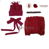Identity V Bloody Queen Mary Red Formal Dress Cosplay Costume 2