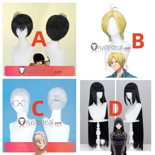 Sakamoto Days Yoichi Nagumo Shin Asakura Taro Sakamoto Osaragi Black Golden White Cosplay Wig