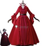 Identity V Bloody Queen Mary Red Formal Dress Cosplay Costume 2