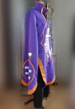 Street Fighter 5 V F.A.N.G Purple Outfit Cosplay Costume