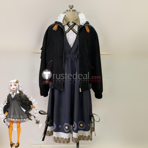Vocaloid Vocalomakets Kizuna Akari Outfit Cosplay Costume