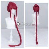Sakamoto Days Lu Shaotang Kei Uzuki Red Silver Cosplay Wig