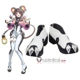 Wuthering Wave Xiangli Yao Camellya Lumi Phoebe Black White Cosplay Shoes Boots