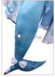 Vtuber Gawr Gura Shark New Year Kimono Blue Cosplay Costume