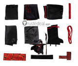 Limbus Company Jia Qiu Kong Qiu The Lord of Hongyuan Hong Lu Black Red Cosplay Costume