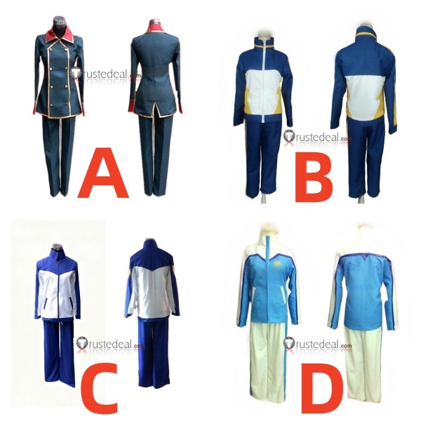 Inazuma Eleven Orion no Kokuin Shin Teikoku Gakuen Japan Team Soccer Uniform Cosplay Costume