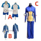 Inazuma Eleven Raimon Junior High School Soccer Sportswear Male Uniform Blue Cosplay Costumes