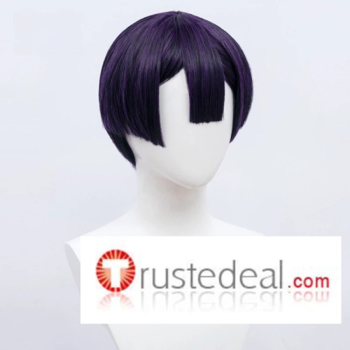 Sleepy Princess in the Demon Castle  Leonardo Demon Priest Cosplay Wig (Black Purple)