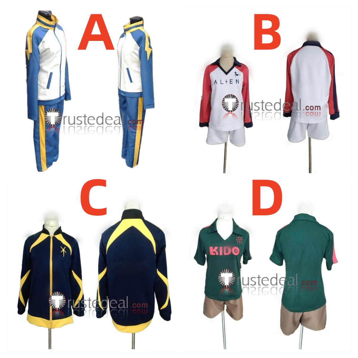 Inazuma Eleven 3 Team Ogre Attacks Eisei Goalkeeper Seishou Coat