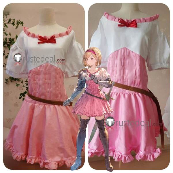 Commission Granblue Fantasy Djeeta Pink Cosplay Costume