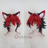 Zenless Zone Zero ZZZero Komano Manato Hoshimi Miyabi Red Black Styled Cosplay Wig