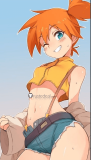 Pokemon Trainer Misty Manga Roxanne Cosplay Costume